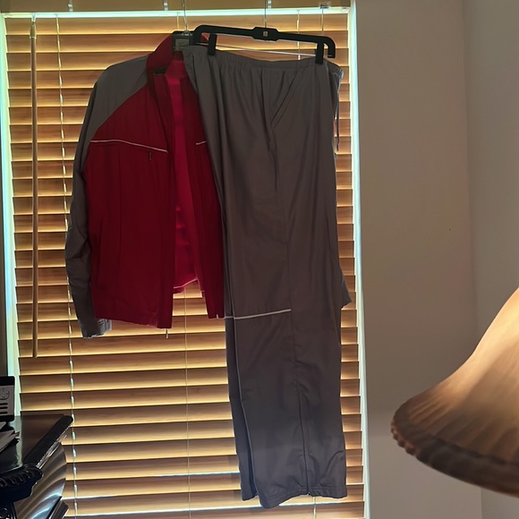 Nike red and grey sweatsuit. Size L 12-14 - Picture 2 of 3